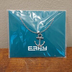 EFFY Silver Tone Necklace & Anchor Charm